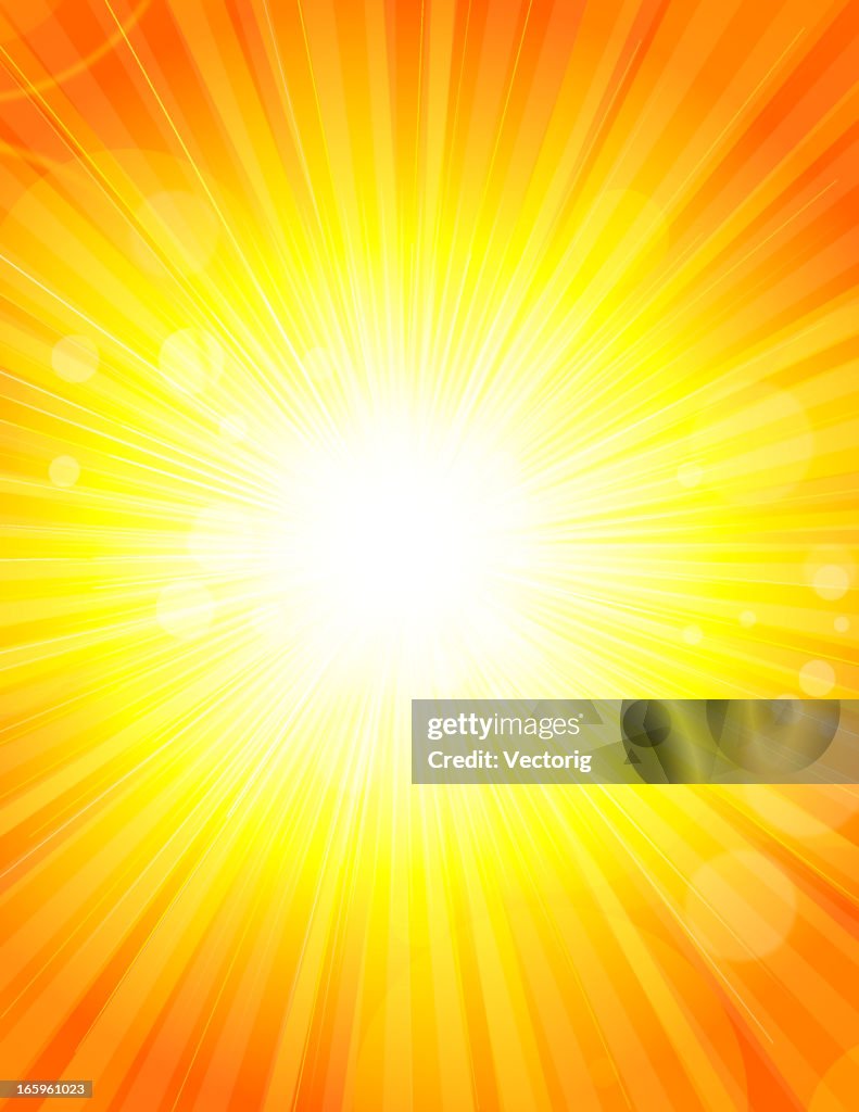 Sun rays Background