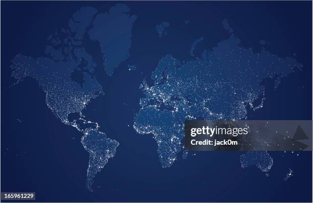 welt. - world map stock-grafiken, -clipart, -cartoons und -symbole