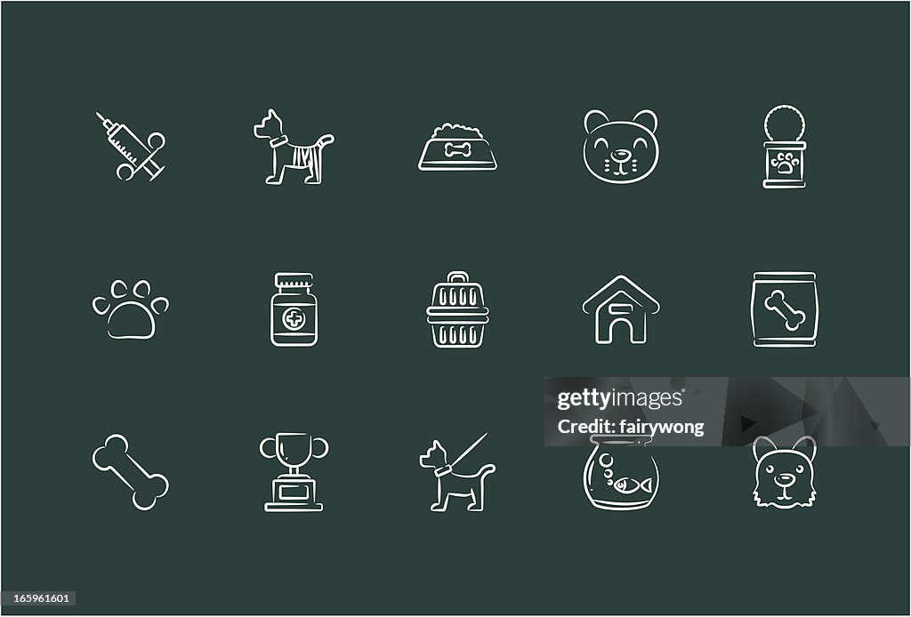 Haustier Symbole