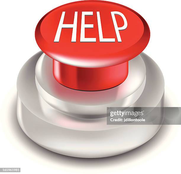 help button - call button stock illustrations
