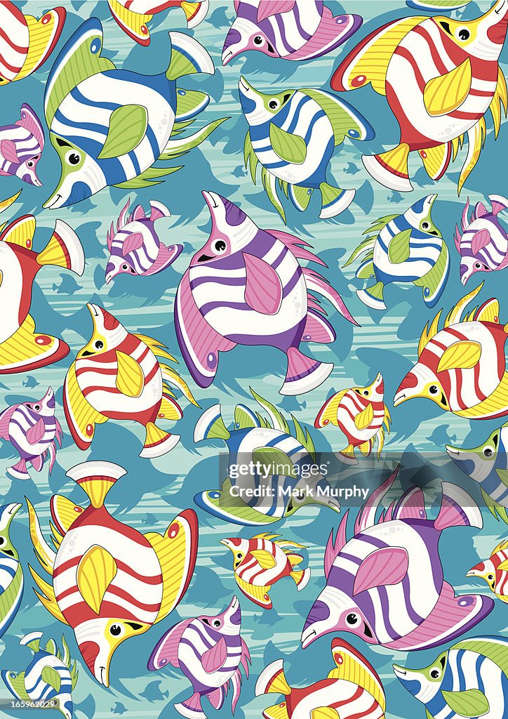 Fish Stripes Pattern Striped Tropical Fish Pattern High-Res Vector Graphic - Getty Images