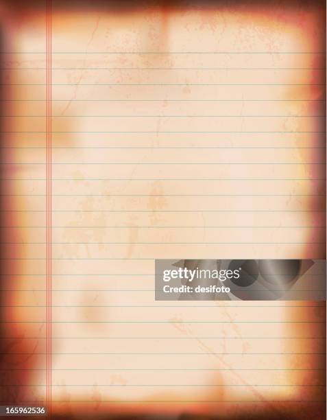 Notebook Paper Texture Background High Res Illustrations - Getty Images