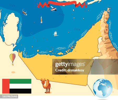 UAE Map UAE Map