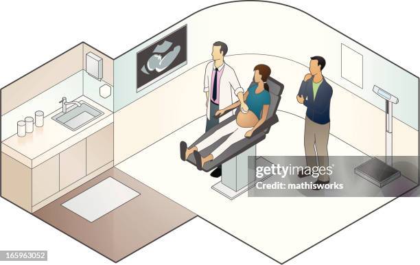 sonogram illustration - mathisworks rooms stock illustrations