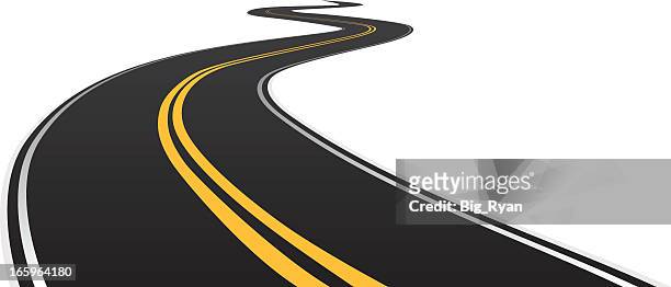 road verläuft in der nähe - perspective road stock-grafiken, -clipart, -cartoons und -symbole
