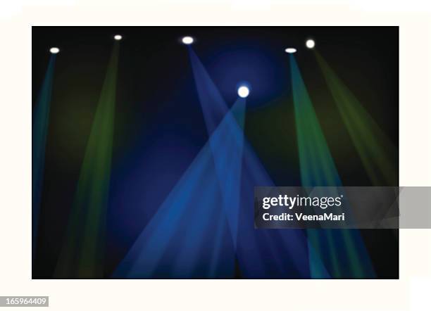 stage lights - stage lights background stock illustrations