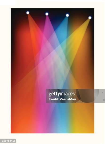 stage lights - stage lights stock illustrations