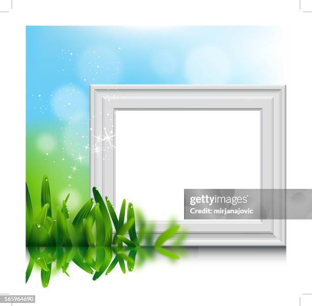 picture frame - gallery frames stock illustrations
