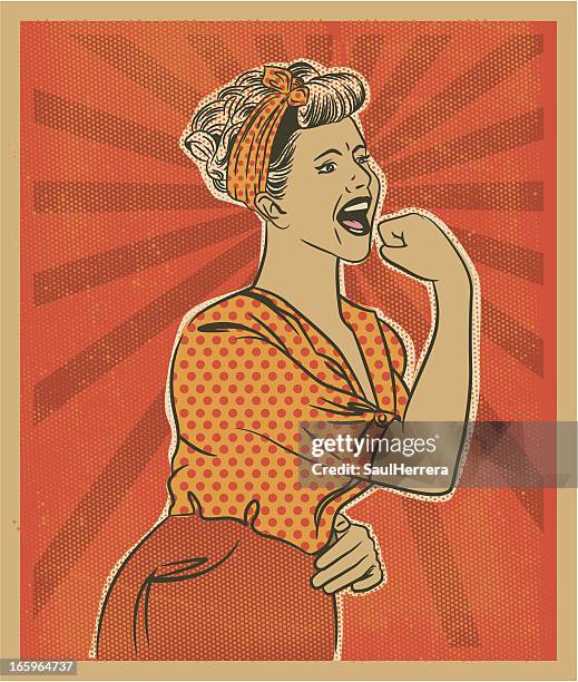 woman anger - angry fist stock illustrations