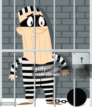 26 Prisoner Behind Bars Cartoon High Res Illustrations - Getty Images