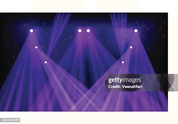 stage lights - stage lights stock illustrations