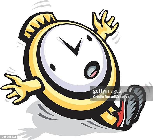 time to fall back - daylight saving time stock illustrations