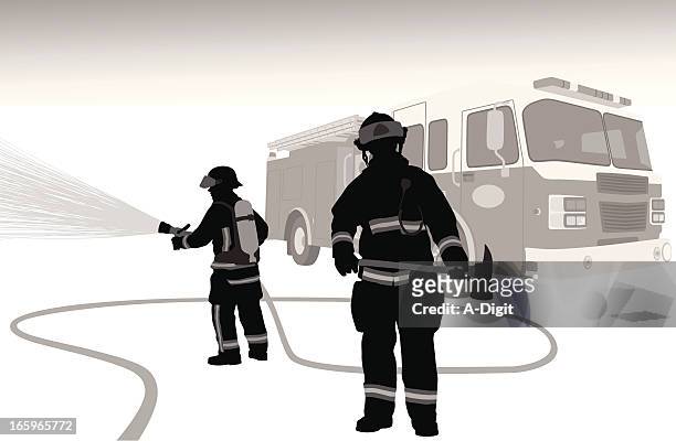 2 5点の消防署イラスト素材 Getty Images