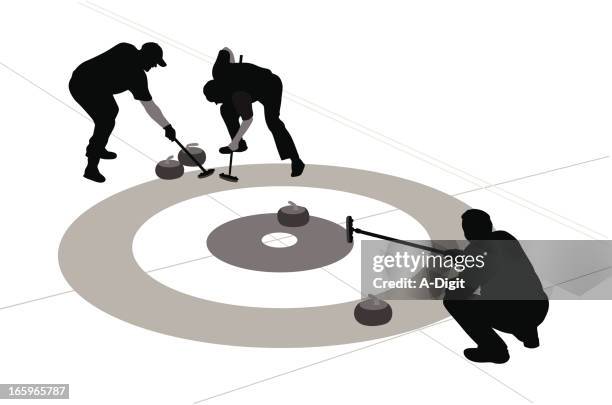 go! - curling for sport stock-grafiken, -clipart, -cartoons und -symbole