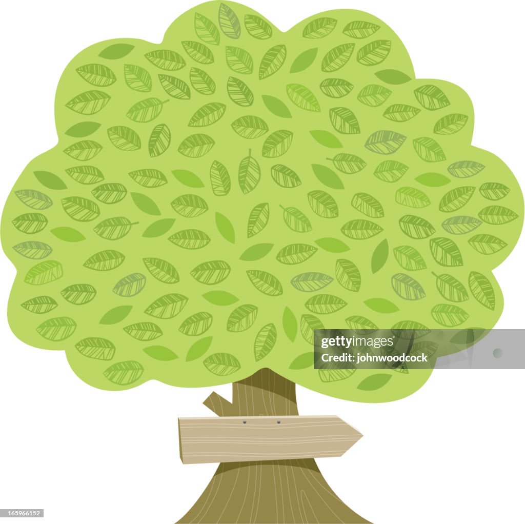 Tree Vector Sign Tree Sign High-Res Vector Graphic - Getty Images