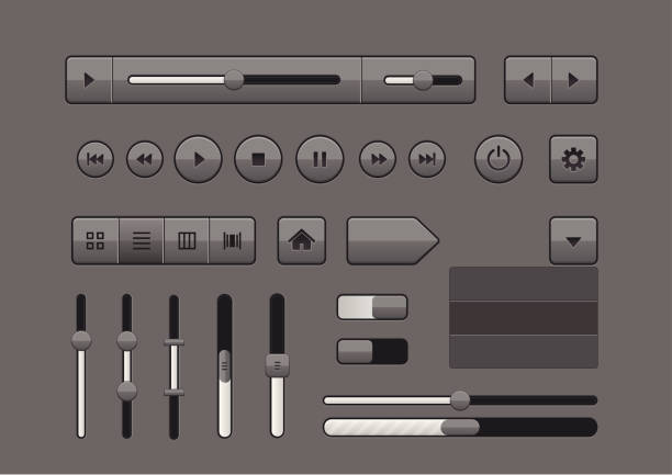 Slider Computer Interface Element 61 Slider Window High Res Illustrations - Getty Images
