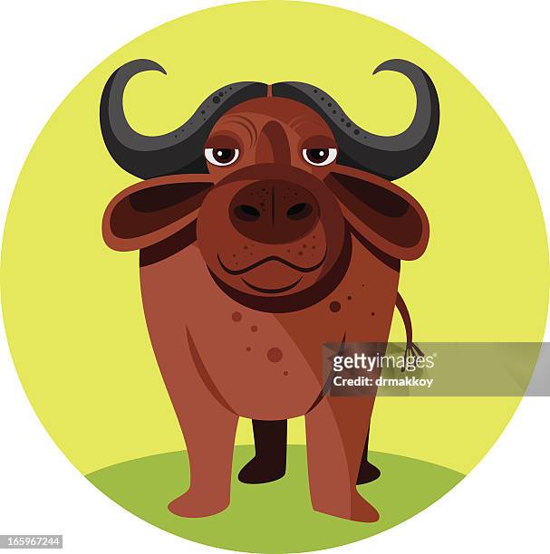 african buffalo - african buffalo 幅插畫檔、美工圖案、卡通及圖標