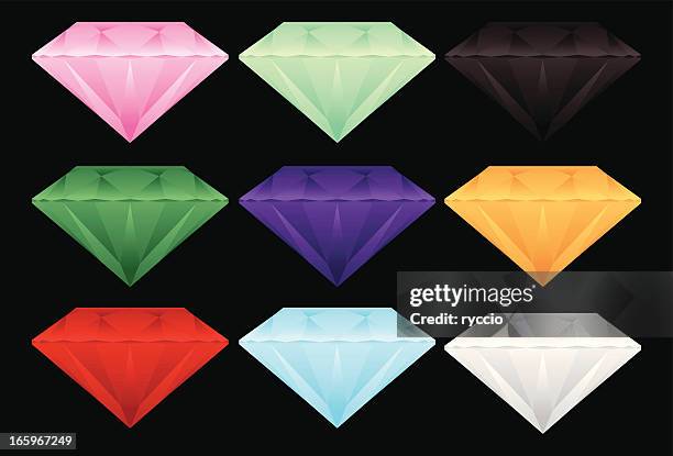 precious gems - topaz stock illustrations