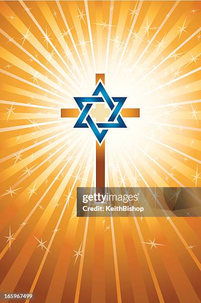 messianic jüdin hintergrund-religion - davidstern stock-grafiken, -clipart, -cartoons und -symbole