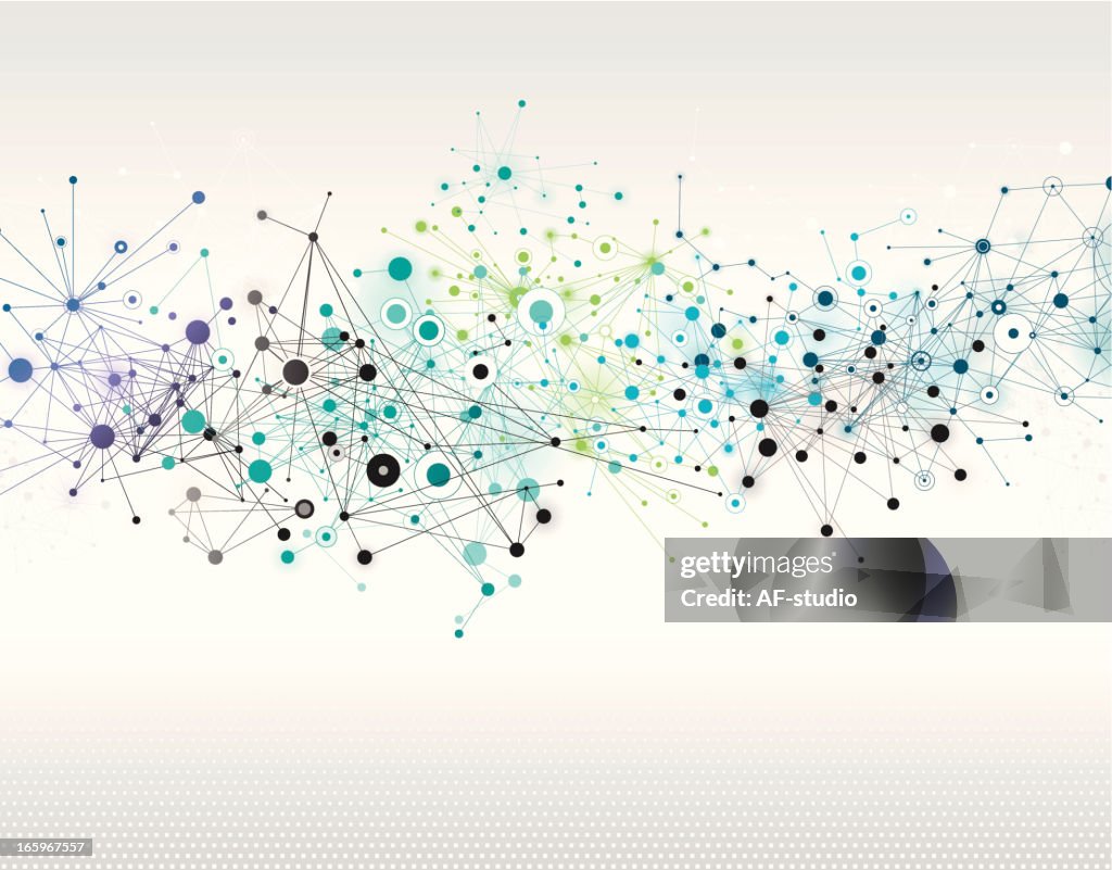Abstrakte Netzwerk Hintergrund