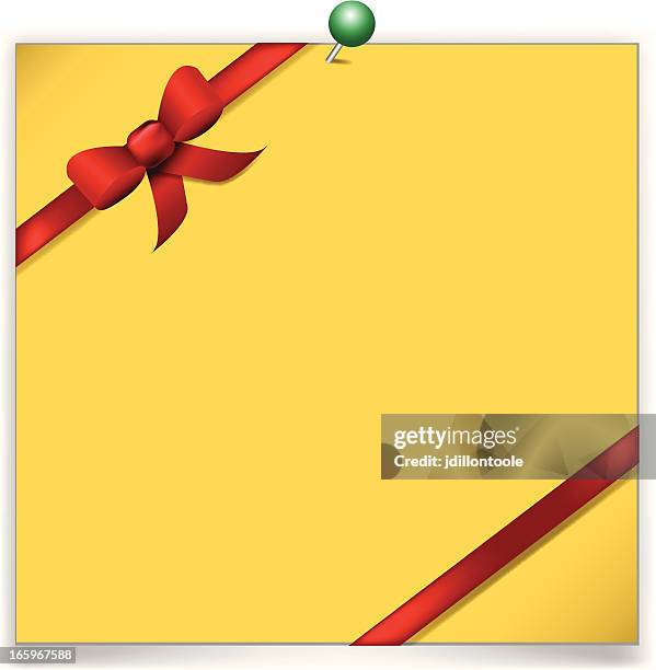 Note With Ribbok Ribbon Bulletin Board Photos and Premium High Res Pictures - Getty Images