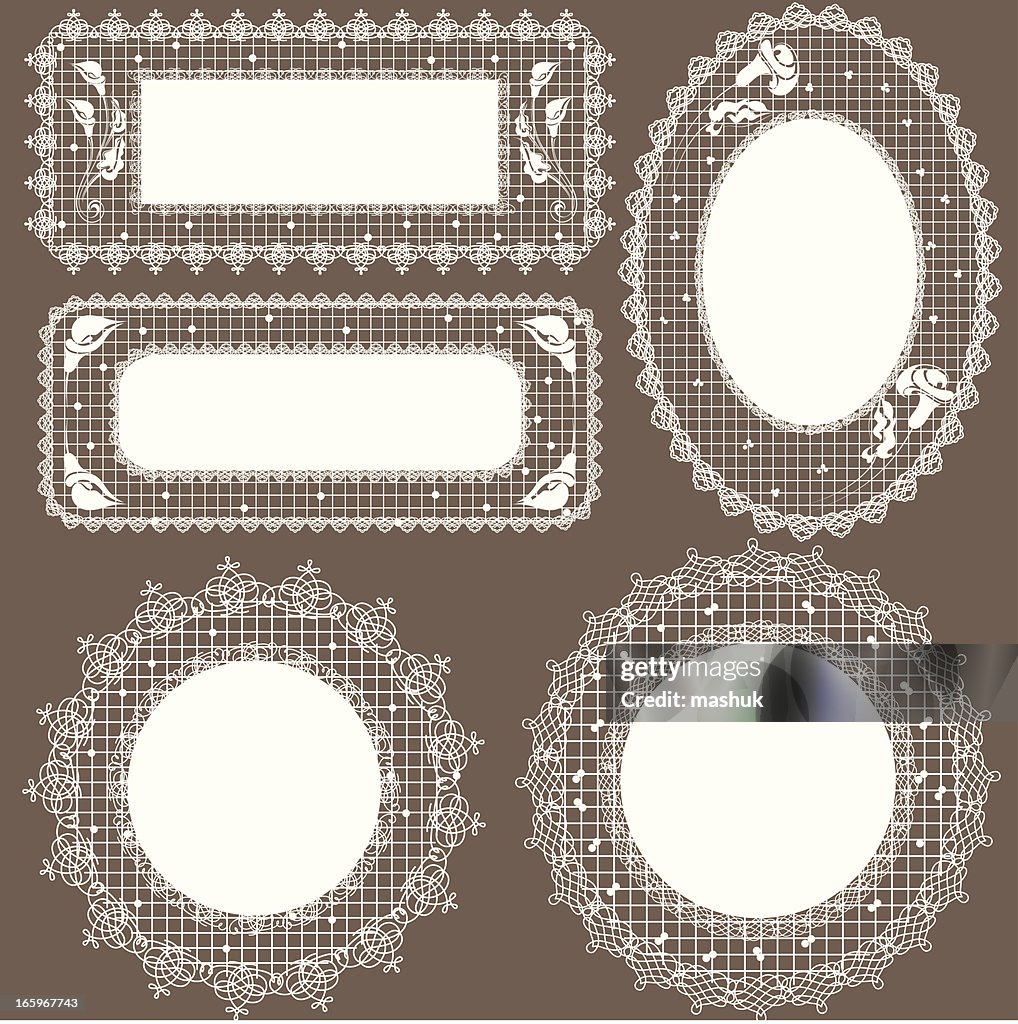 Simple Lace Frame Lace Frames High-Res Vector Graphic - Getty Images