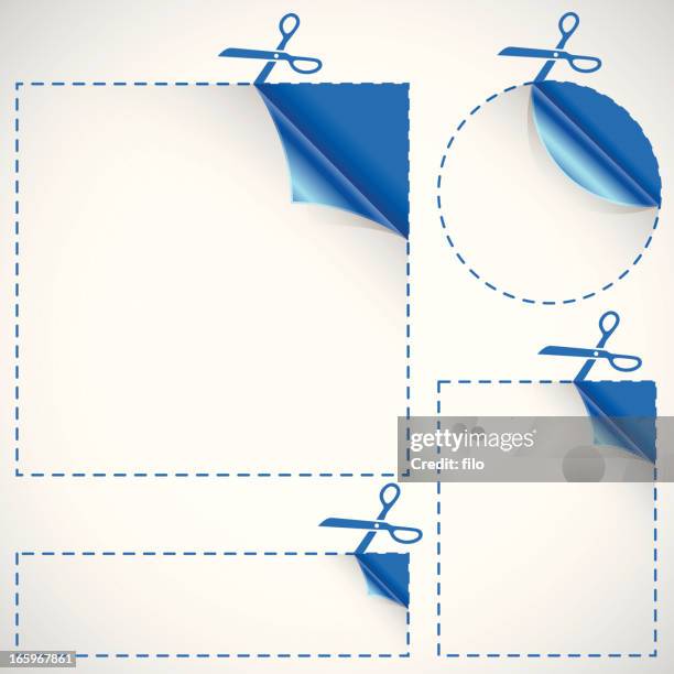Cutter Border Cd R Cutting And Clipping Borders High-Res Vector Graphic - Getty Images