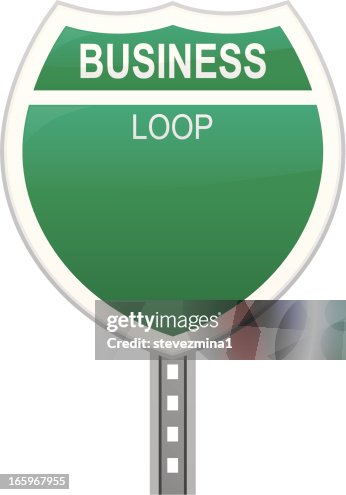 Motion Loop Sign Business Loop Sign High-Res Vector Graphic - Getty Images