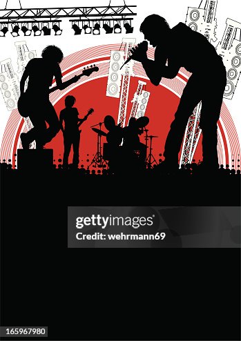 Band on stage Band on stage