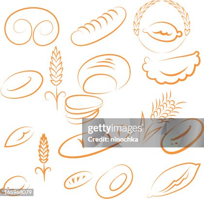Bread Râu Vector Bread High-Res Vector Graphic - Getty Images