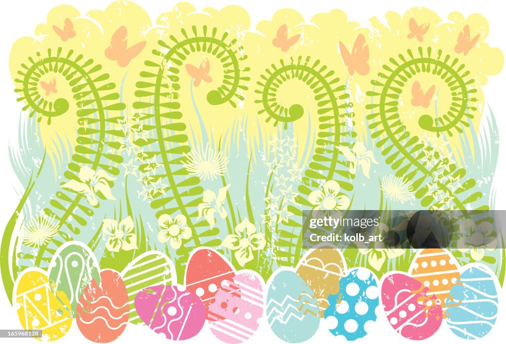 Easter Spring Time Scene High-Res Vector Graphic - Getty Images