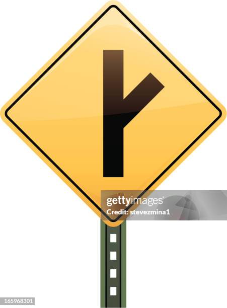 intersection road sign - highway intersection stock illustrations