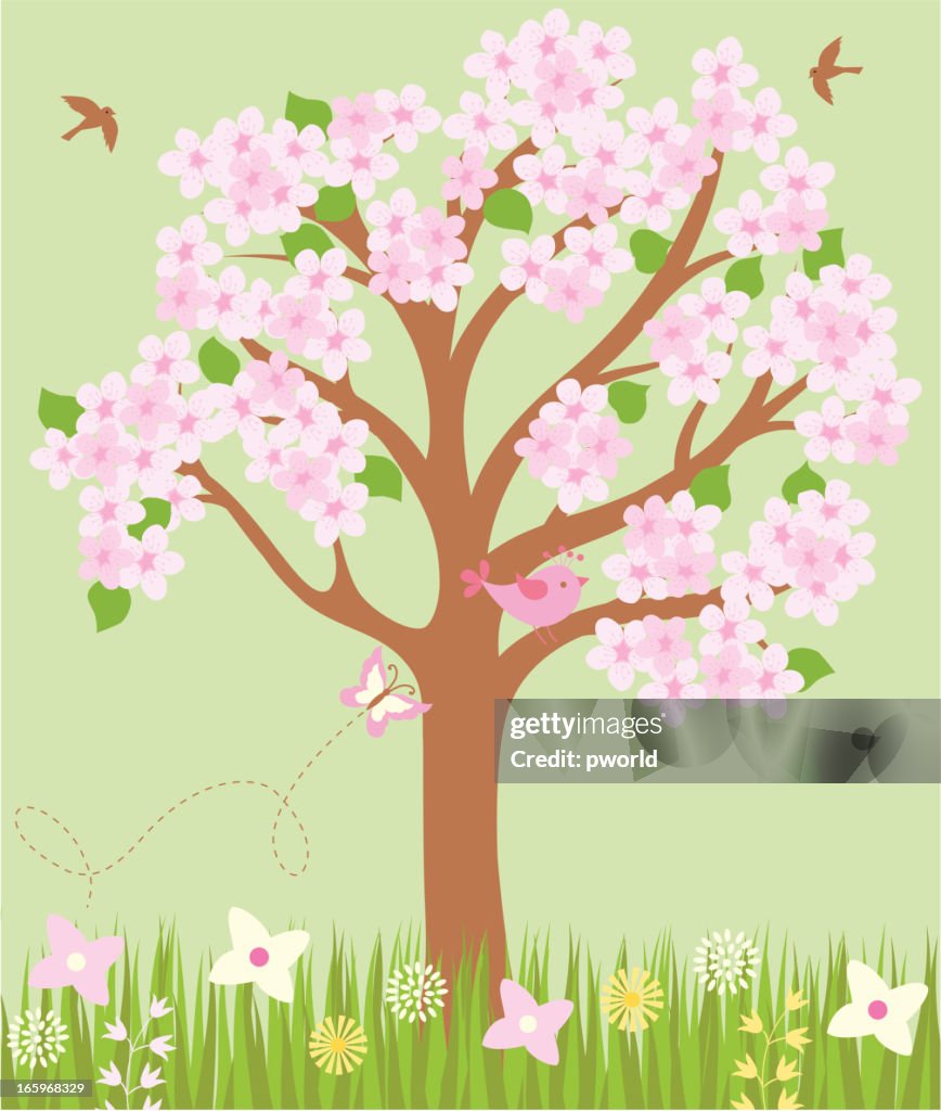 Hd Spring Vector Images Spring Vector Background High-Res Vector Graphic - Getty Images
