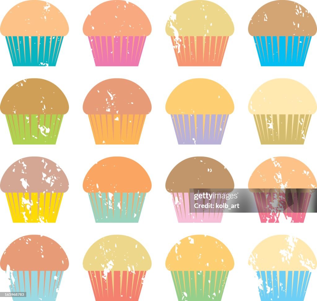 Screenprinted Muffins