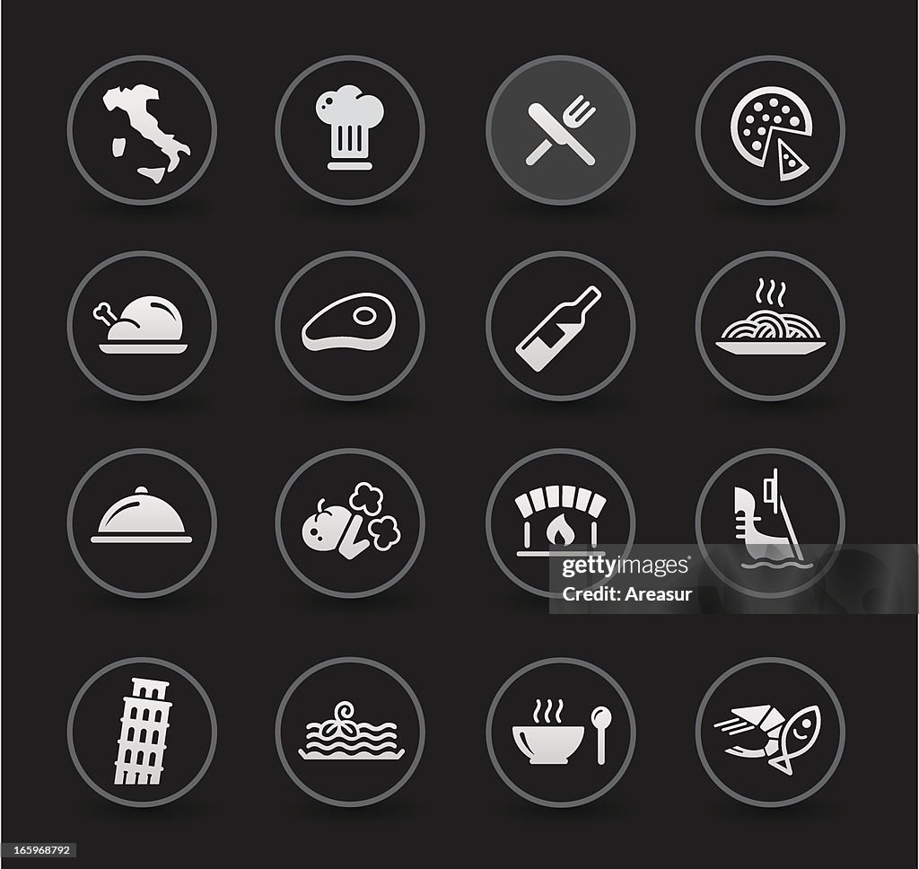 Italian Food & Restaurant| Black