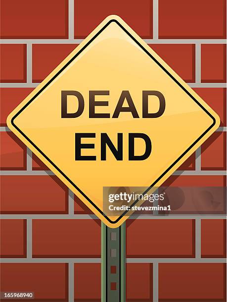 dead end sign - dead end stock-grafiken, -clipart, -cartoons und -symbole