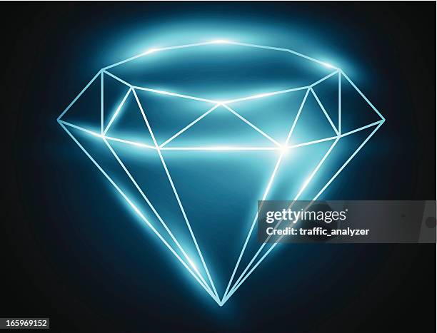 diamond - sapphire stock illustrations