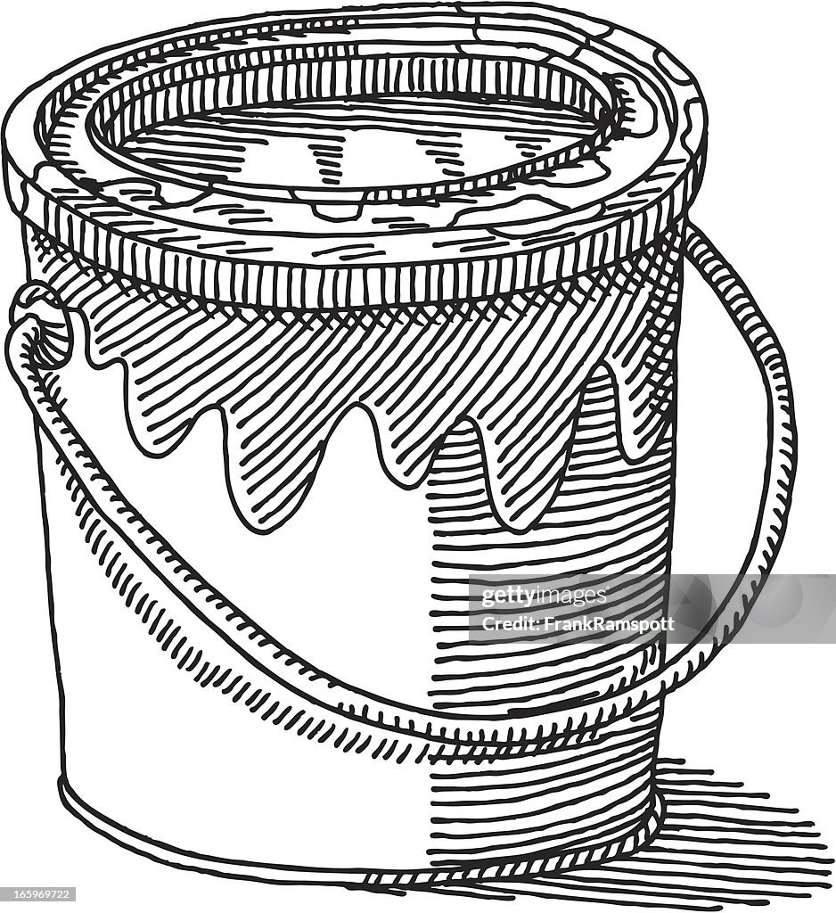Paint Bucket Drawing High-Res Vector Graphic - Getty Images