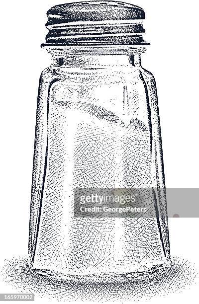 salt shaker - salt shaker stock illustrations