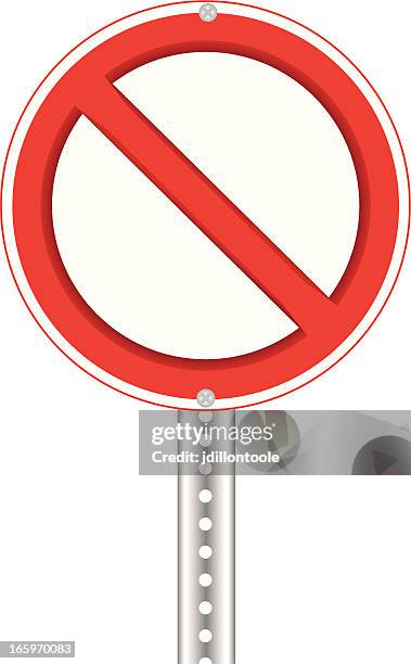 prohibited sign - no symbol stock illustrations