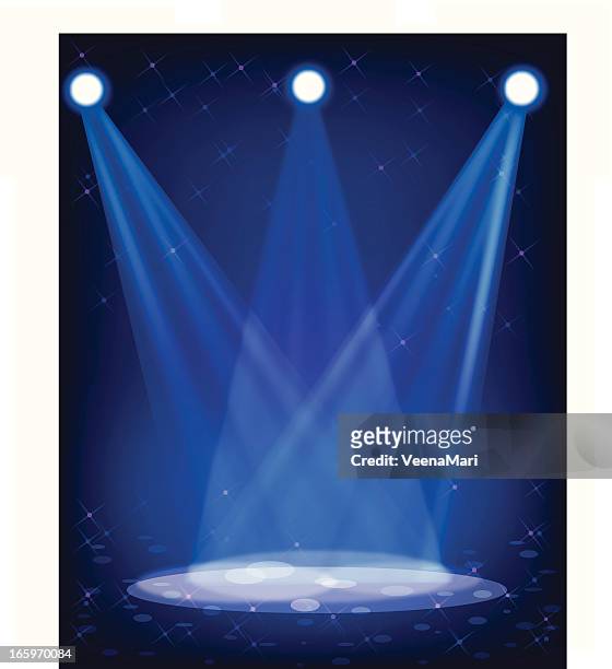 stage lights - stage light stock illustrations