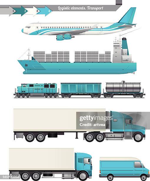 logistik-elemente - container ship stock-grafiken, -clipart, -cartoons und -symbole