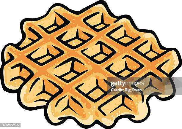 illustrazioni stock, clip art, cartoni animati e icone di tendenza di cialda belga - cialda