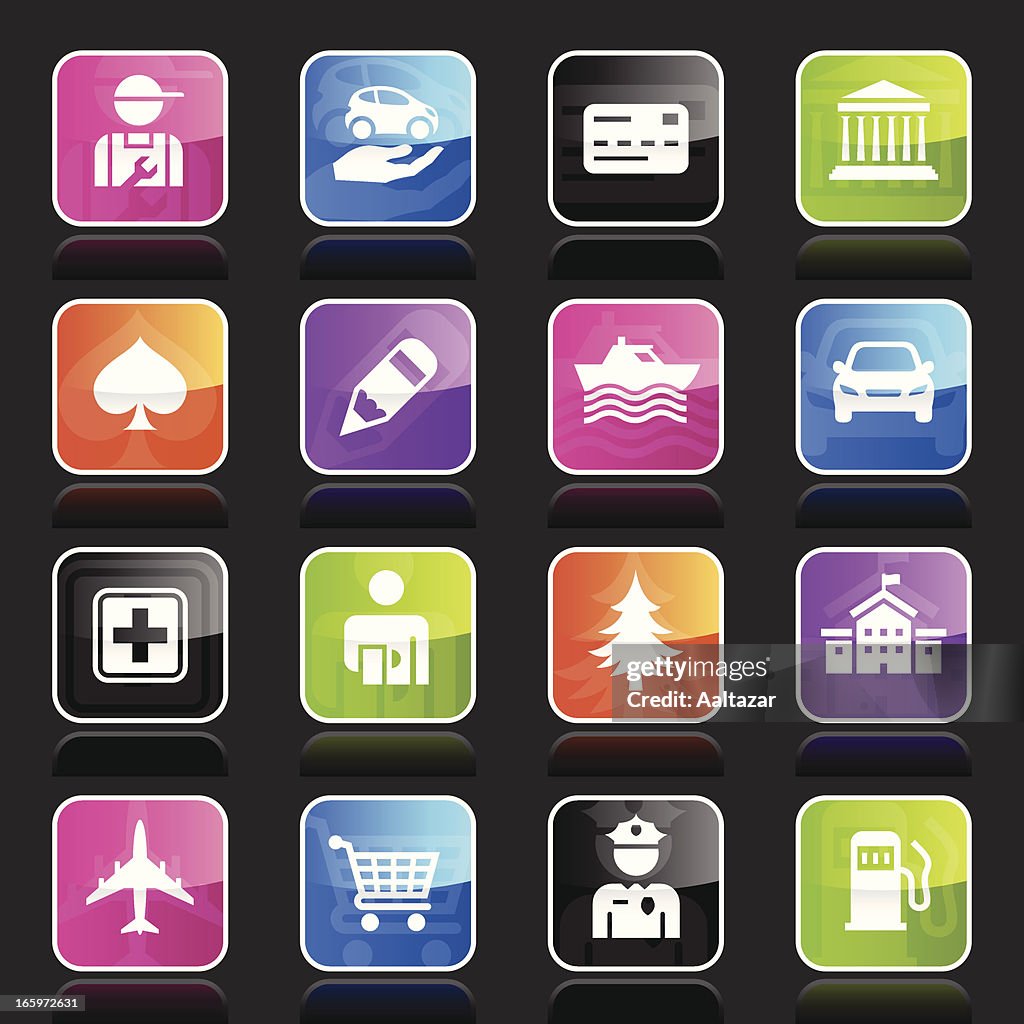 Ubergloss Icons - GPS Points of Interest