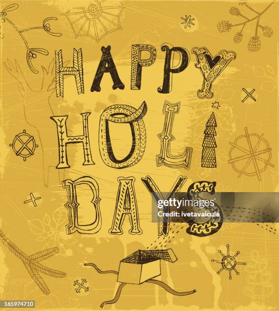 ilustraciones, imágenes clip art, dibujos animados e iconos de stock de felices fiestas - letra a con flores vector a