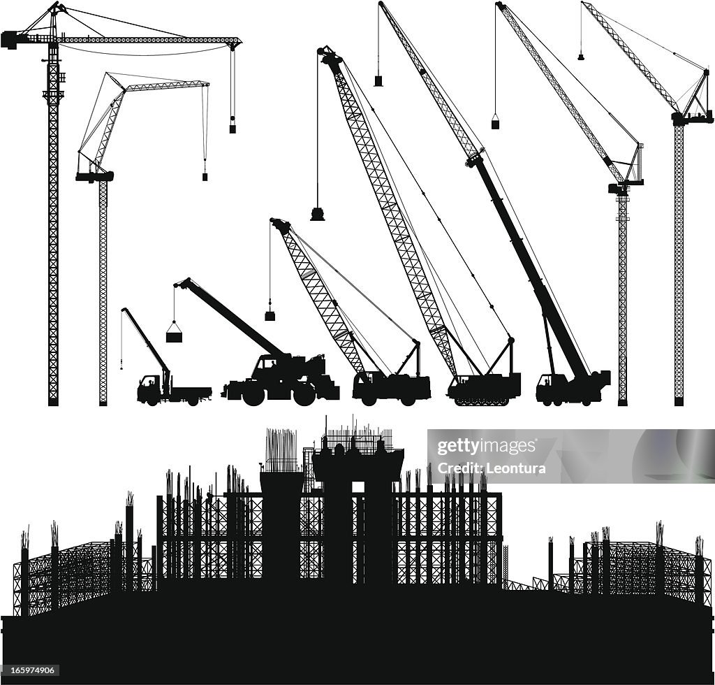 Cranes and Scaffolding