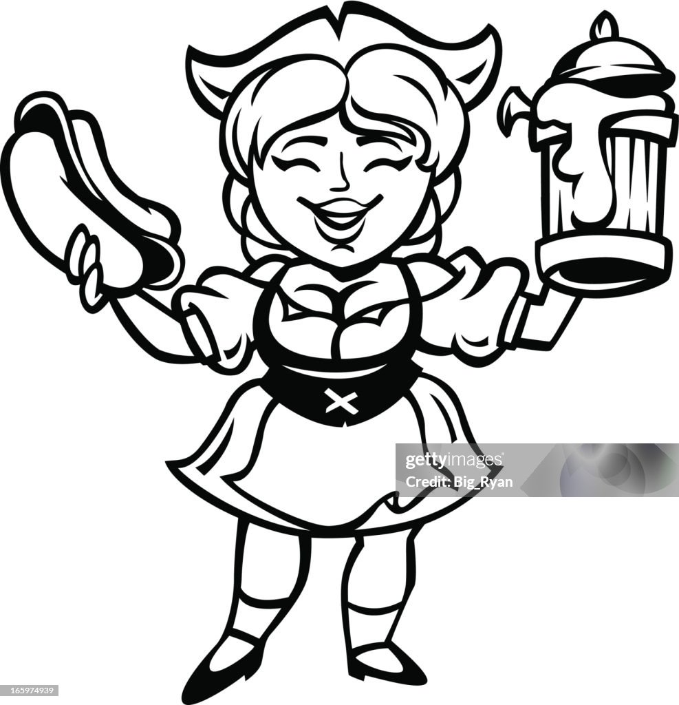 BW otoberfest woman