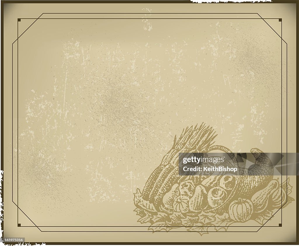 Cornucopia Background - Thanksgiving