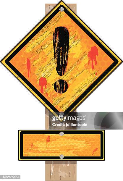danger sign grunge - chernobyl stock illustrations