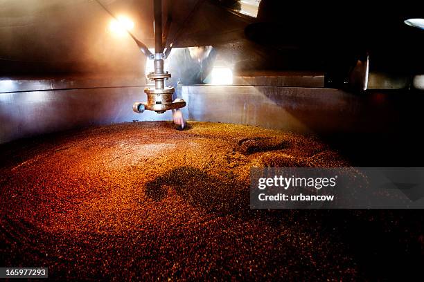 interior, mash tun and dissolving vat - vat stock pictures, royalty-free photos & images